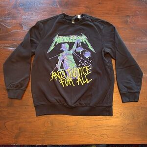 Metallica And Justice For All Sweatshirt
H&M Small black